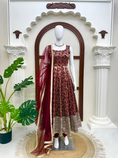 3-piece Anarkali set