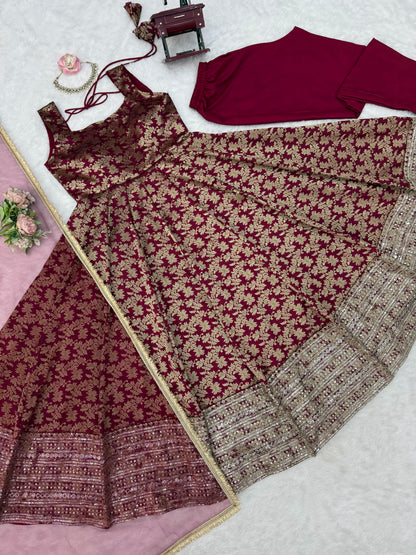3-piece Anarkali set
