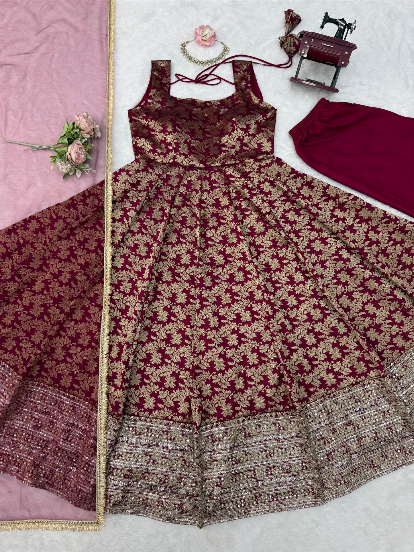 3-piece Anarkali set