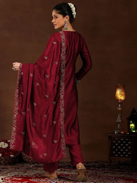 WOMEN'S PURE VICHITRA SILK KURTA SET'S