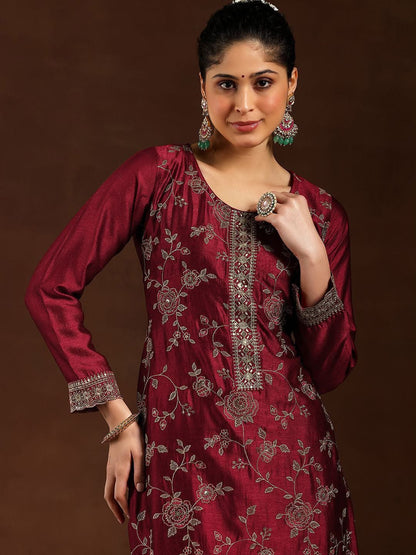 WOMEN'S PURE VICHITRA SILK KURTA SET'S