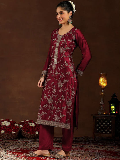 WOMEN'S PURE VICHITRA SILK KURTA SET'S