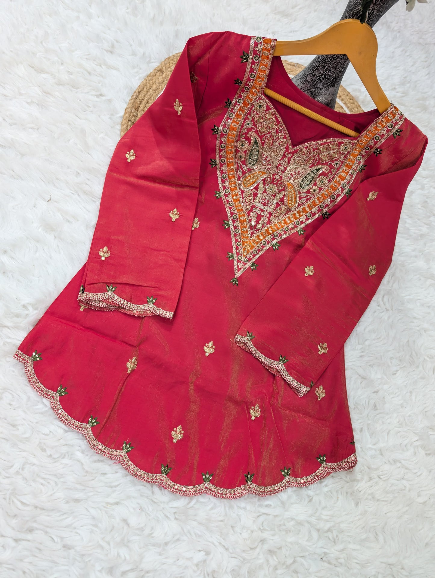 WOMEN'S PURE FRENDY SILK SARARA SET'S