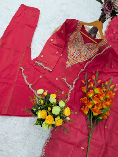 WOMEN'S PURE FRENDY SILK SARARA SET'S