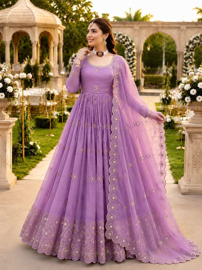 New Designer Party Gown Pent &amp; Dupatta Set