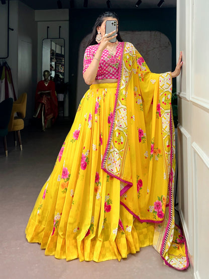 Floral Lehenga Set