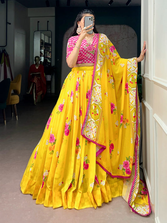 Floral Lehenga Set