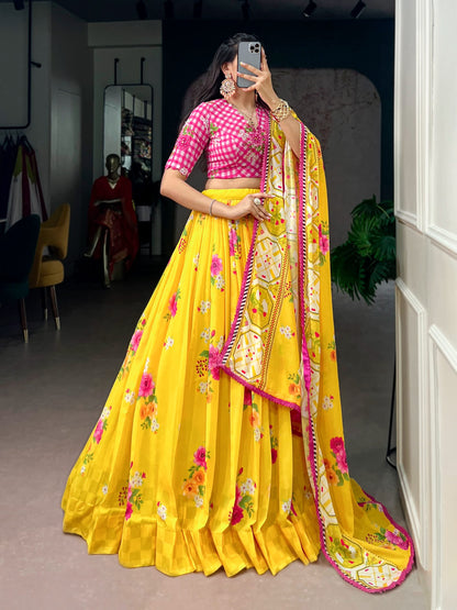 Floral Lehenga Set