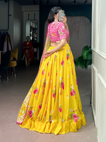 Floral Lehenga Set