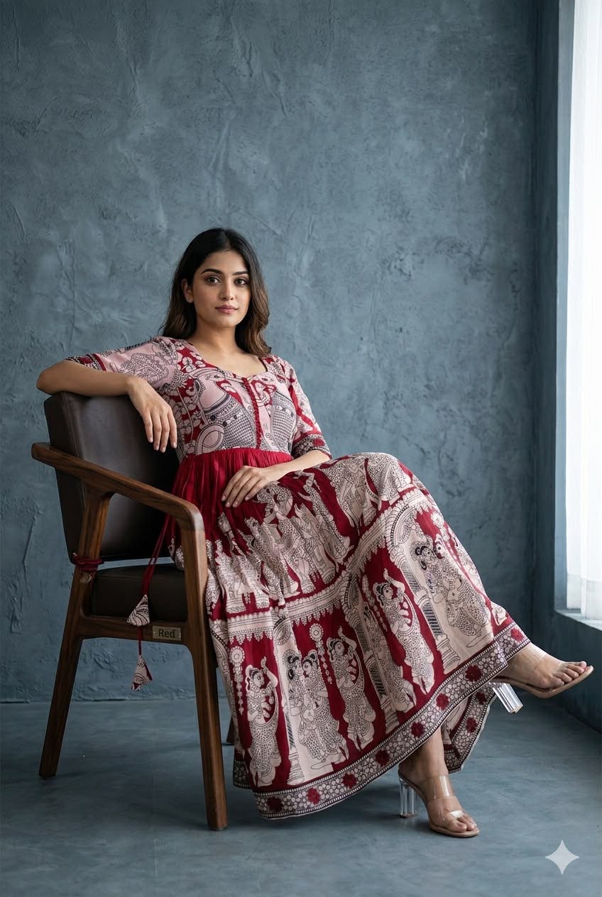 &nbsp;Launching summer friendly kalamkari frocks