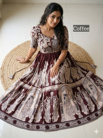 &nbsp;Launching summer friendly kalamkari frocks