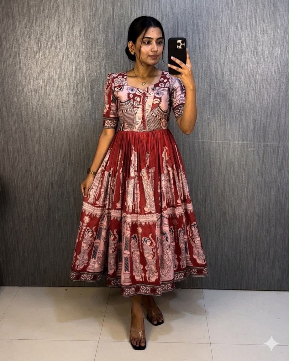 &nbsp;Launching summer friendly kalamkari frocks