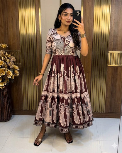 &nbsp;Launching summer friendly kalamkari frocks