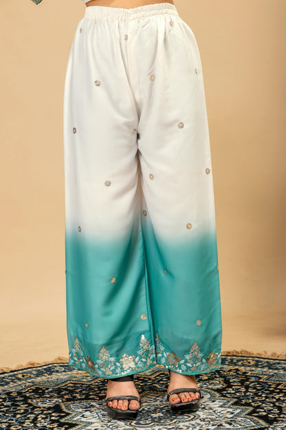 3 PIECES KURTI, PLAZZO & DUPATTA