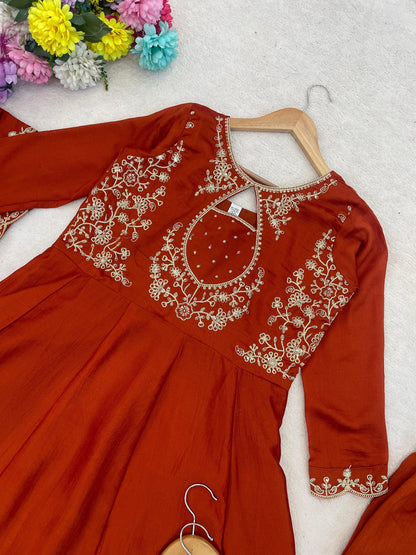 Anarkali Designers kurti Pent Set